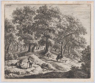 Metsästäjät, 1600-luku. tekijältä Anthonie Waterloo