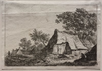 Kaksitoista maisemaa: Levy I, Pieni Hamlet tekijältä Anthonie Waterloo