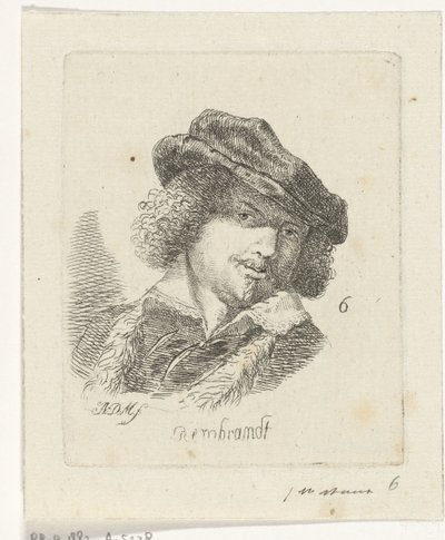 Rembrandtin muotokuva tekijältä Anthonie Willem Hendrik Nolthenius de Man