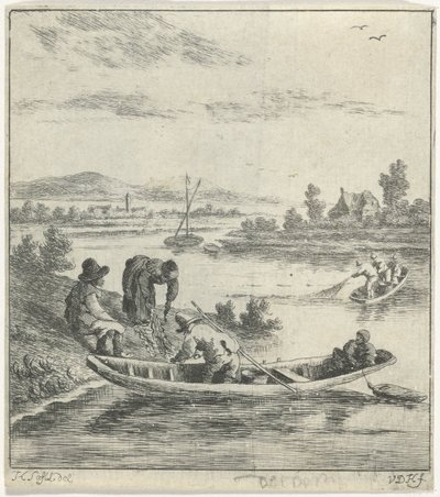 Kalastajat joella tekijältä Anthonij van der Haer