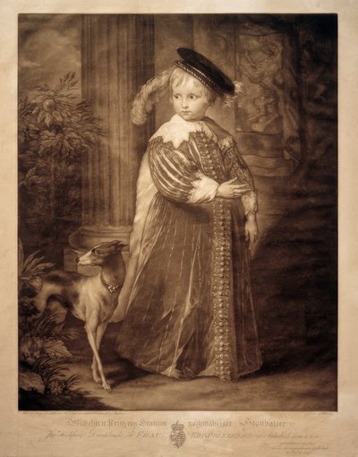 Wilhelm II Orange-Nassausta lapsena tekijältä Anthony van Dyck