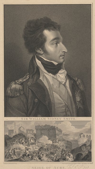 Amiraali William Sidney Smith ja The Siege of Acre tekijältä Anthony Cardon