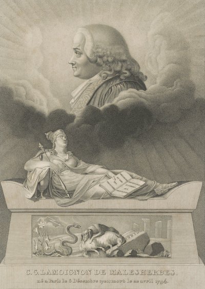 Christian Guillaume de Lamoignon de Malesherbes, 1798 tekijältä Anthony Cardon