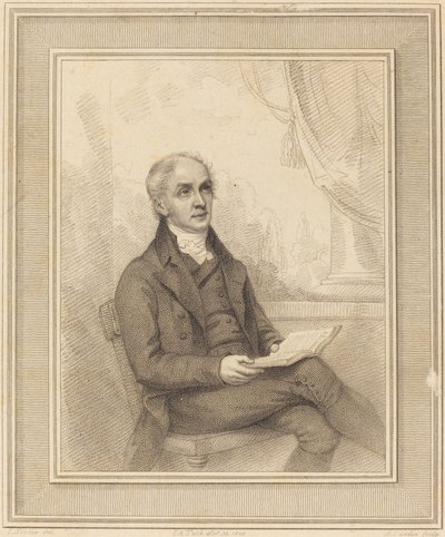 John Augustus Kääntäjä tekijältä Anthony Cardon after Joseph Slater