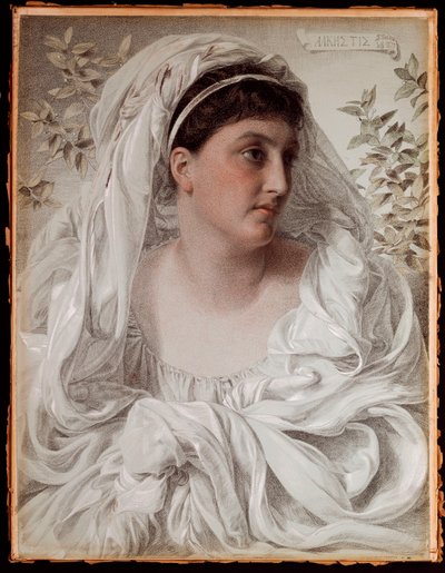 Alcestis: Lady Donaldsonin muotokuva, 1877 tekijältä Anthony Frederick Augustus Sandys