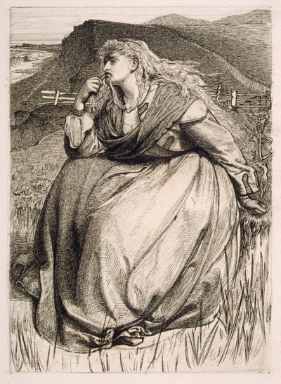 Suunnittelu "If", 1866 tekijältä Anthony Frederick Augustus Sandys