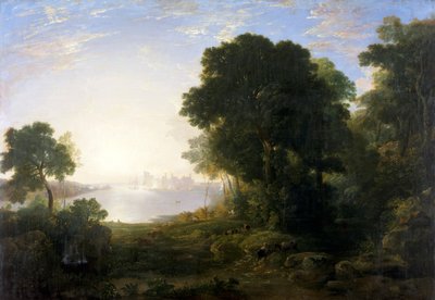 "Caernarvonin linna", 1815-1819 tekijältä Anthony Vandyke Copley Fielding