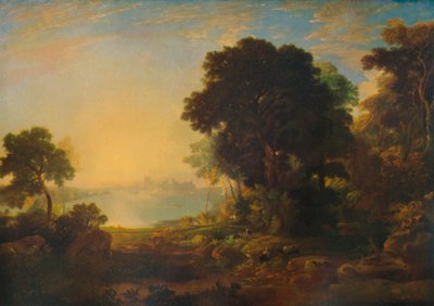 Carnarvonin linna, 1815-1819, 1935 tekijältä Anthony Vandyke Copley Fielding