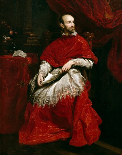 Cardinal Bentivoglio (öljy kankaalle) tekijältä Anthony van (after) Dyck