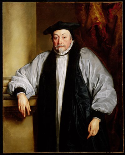 Arkkipiispa Laud (1573-1645) n. 1635-37 (ja yksityiskohta 62514) tekijältä Anthony van Dyck