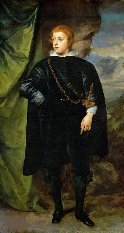 Carlo Emanuele dEste, Borgomaneron markiisi 1622-1695, n. 1635. tekijältä Anthony van Dyck