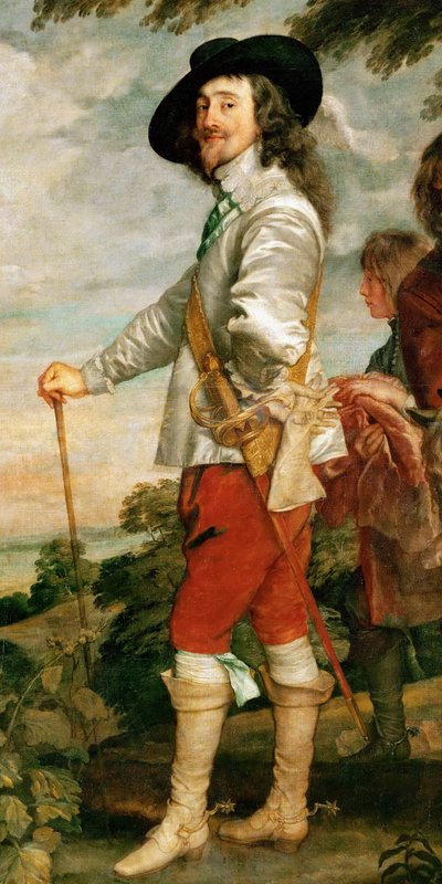 Kaarle I metsästämässä tekijältä Anthony van Dyck