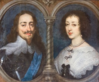 Englannin Kaarle I ja Ranskan Henrietta (maalaus) tekijältä Anthony van Dyck