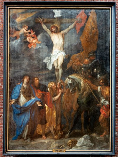 Jeesuksen ristiinnaulitseminen tekijältä Anthony van Dyck