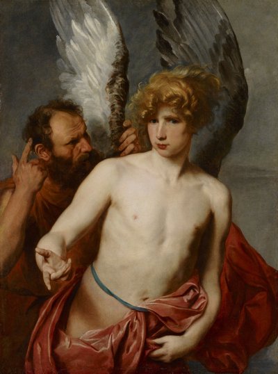 Daedalus ja Icarus, vuosien 1615 ja 1620 välillä tekijältä Anthony van Dyck