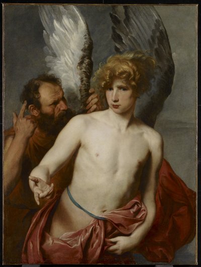 Daedalus ja Icarus, n. 1620 tekijältä Anthony van Dyck