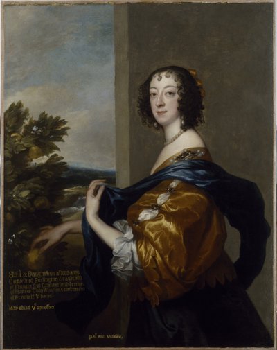 Elizabeth, Lady Dungarvan ja Clifford (öljy kankaalle) tekijältä Anthony van Dyck