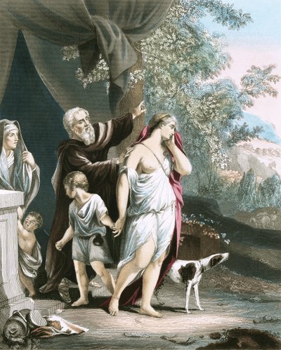 Haagar ja hänen poikansa lähtevät tekijältä Anthony van Dyck