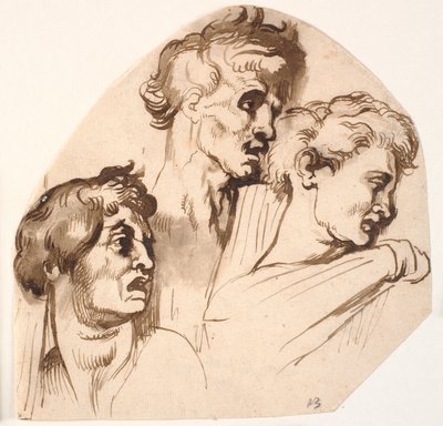 Prokonsulin kirjaajien ja neuvonantajan päälliköt tekijältä Anthony van Dyck
