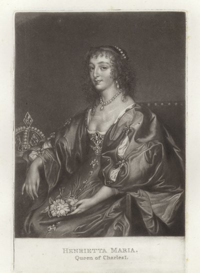 Henrietta Maria tekijältä Anthony van Dyck