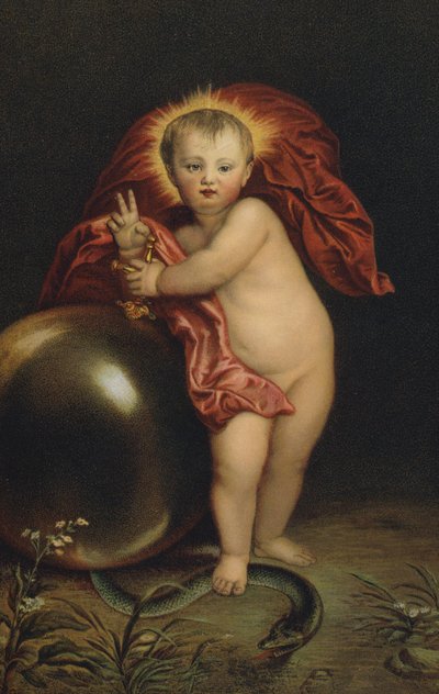 Jeesus murskaa käärmeen tekijältä Anthony van Dyck