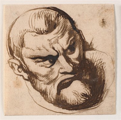 Mandehoved tekijältä Anthony van Dyck