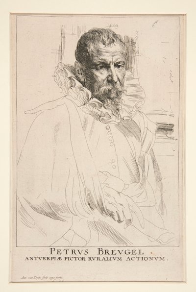 Pieter Brueghel, nuorempi tekijältä Anthony van Dyck