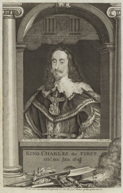 Englannin Kaarle I:n muotokuva tekijältä Anthony van Dyck