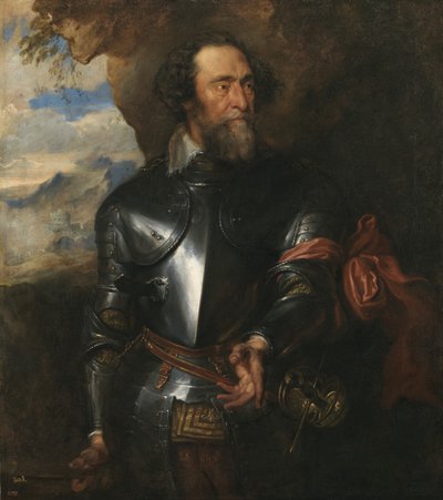 Kreivi Hendrik van den Berghin muotokuva 1573-1638 tekijältä Anthony van Dyck