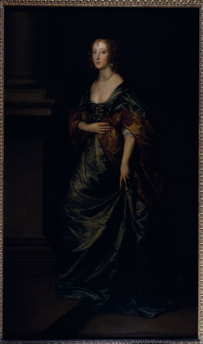Muotokuva Elizabeth Cecilistä, Devonshiren kreivitärestä, n. 1639 (öljy kankaalle) tekijältä Anthony van Dyck
