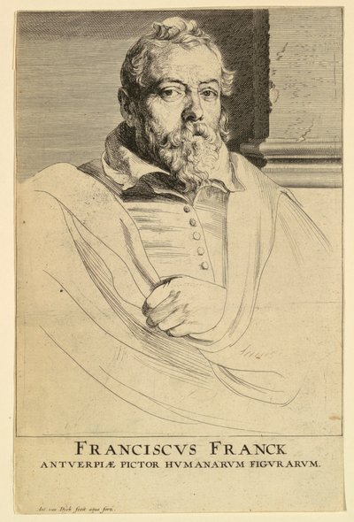 Frans Franckenin muotokuva miesten prinssien ikoneista tekijältä Anthony van Dyck