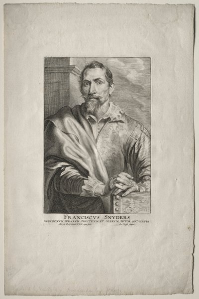 Frans Snydersin muotokuva. tekijältä Anthony van Dyck