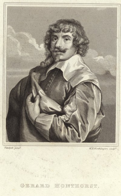 Gerard van Honthorstin muotokuva tekijältä Anthony van Dyck