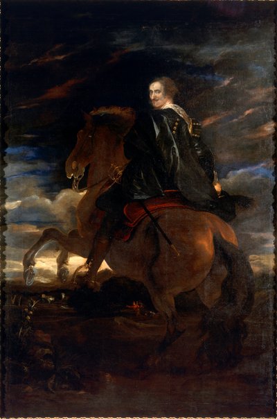 Giovanni Paolo Balbin muotokuva hevosmaalauksesta Antonie Van Dyck (1599-1641) 1627 su. 266x198 cm Mamiano di Traversetolo, Magnani Rocca Foundation tekijältä Anthony van Dyck