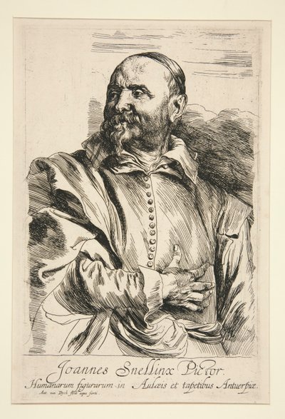 Jan Snellinxin muotokuva tekijältä Anthony van Dyck