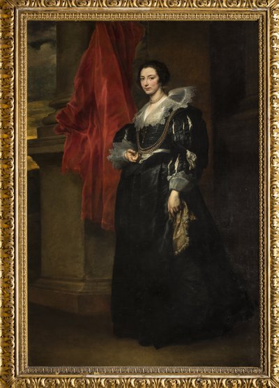 Muotokuva Johannasta of Blois, n. 1634-35 (öljy kankaalle) tekijältä Anthony van Dyck