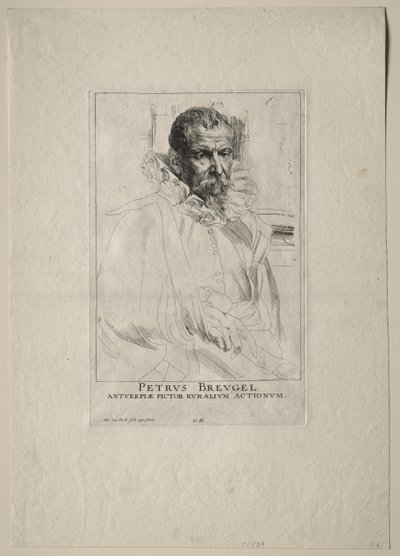 Pieter Breughelin muotokuva tekijältä Anthony van Dyck