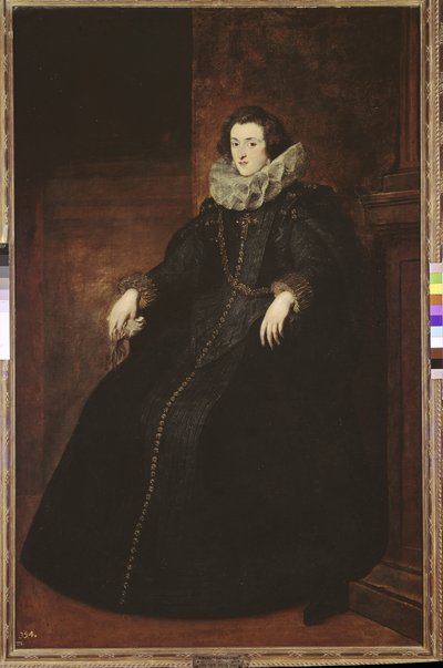 Policena Spinolan muotokuva tekijältä Anthony van Dyck