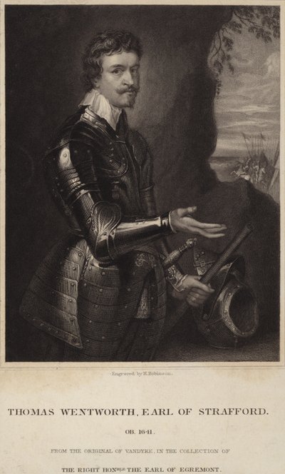Straffordin jaarlin Thomas Wentworthin muotokuva tekijältä Anthony van Dyck