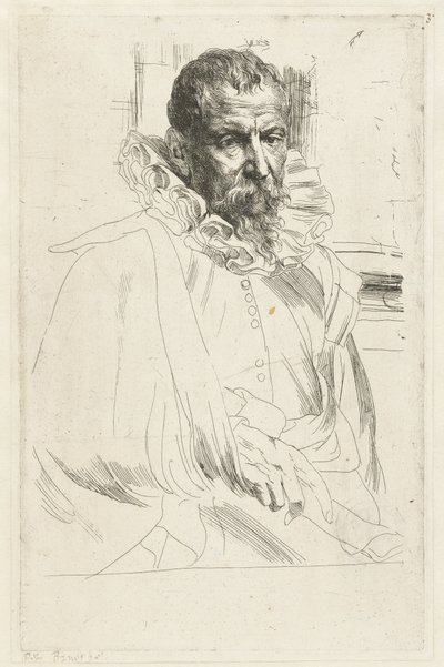 Pieter Brueghel nuoremman muotokuva tekijältä Anthony van Dyck