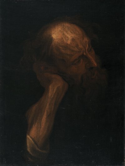 Muotokuva parrakkaasta miehestä tekijältä Anthony van Dyck