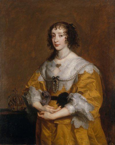 Kuningatar Henrietta Maria, 1636. tekijältä Anthony van Dyck