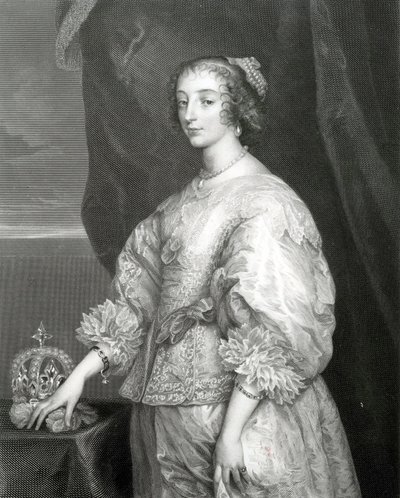 Kuningatar Henrietta Maria, 1851 tekijältä Anthony van Dyck