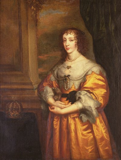 Kuningatar Henrietta Maria, n. 1633 tekijältä Anthony van Dyck