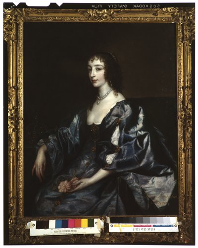 Englannin kuningatar Henrietta Maria, n. 1636-38 tekijältä Anthony van Dyck