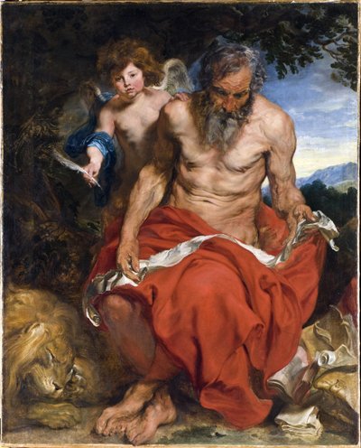 Saint Jerome tekijältä Anthony van Dyck