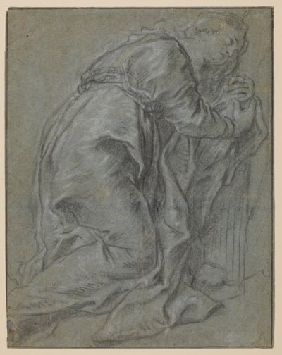 Pyhä Maria Magdaleena, noin 1628-1632 tekijältä Anthony van Dyck