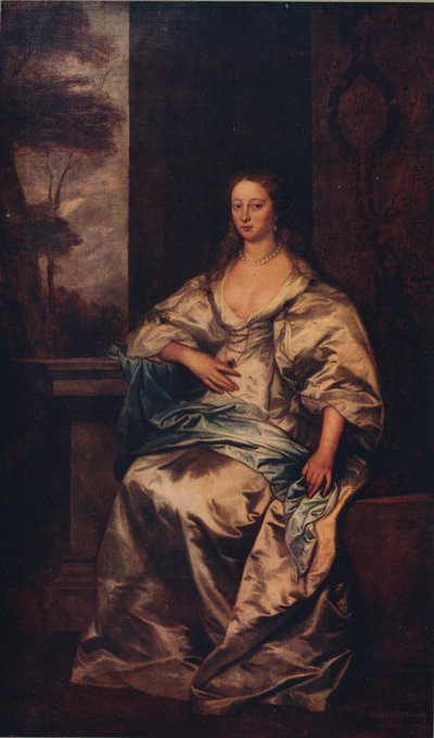 Southamptonin kreivitär, 1640-1641, n. 1915 tekijältä Anthony van Dyck