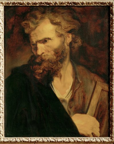 Apostoli Juudas Thaddaeus (maalaus puulle) tekijältä Anthony van Dyck