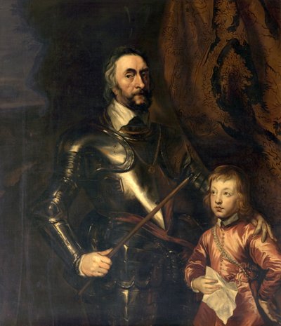 Thomas Howard, Arundelin jaarli ja hänen poikansa Lord Maltravers tekijältä Anthony van Dyck